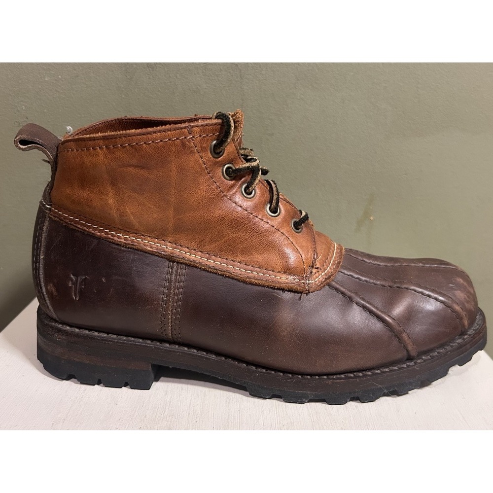 Vintage Frye Warren Duck Boots Mens Sz 10D Western Workwear Hiking Hunting